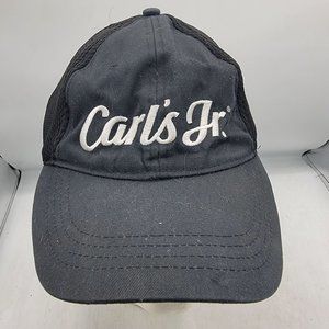 Carls Jr Burgers Employee Work Baseball Cap Hat Adjustable Fast Food Casual